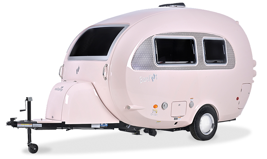 Pale Grey colored Barefoot Caravan