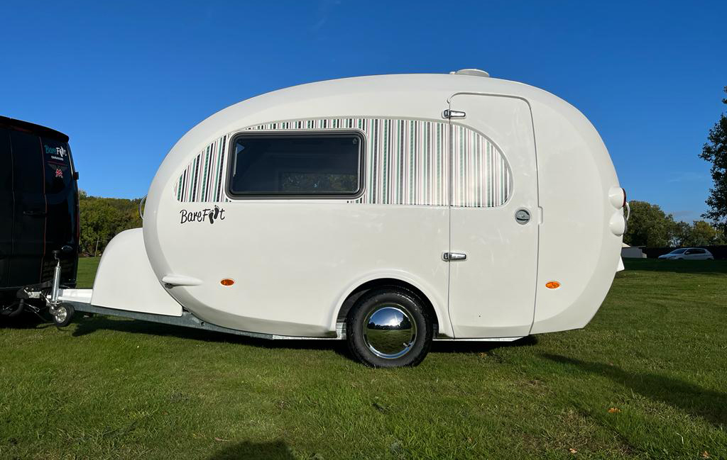 White colored Barefoot Caravan