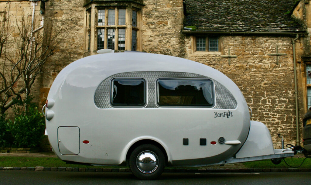 Pale Grey colored Barefoot Caravan